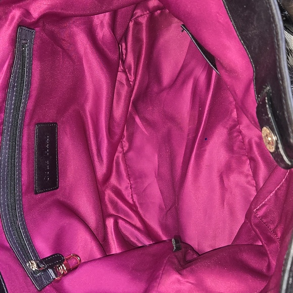 Cole Haan Brown Woven Leather Tote Shoulder Bag - Picture 11 of 13